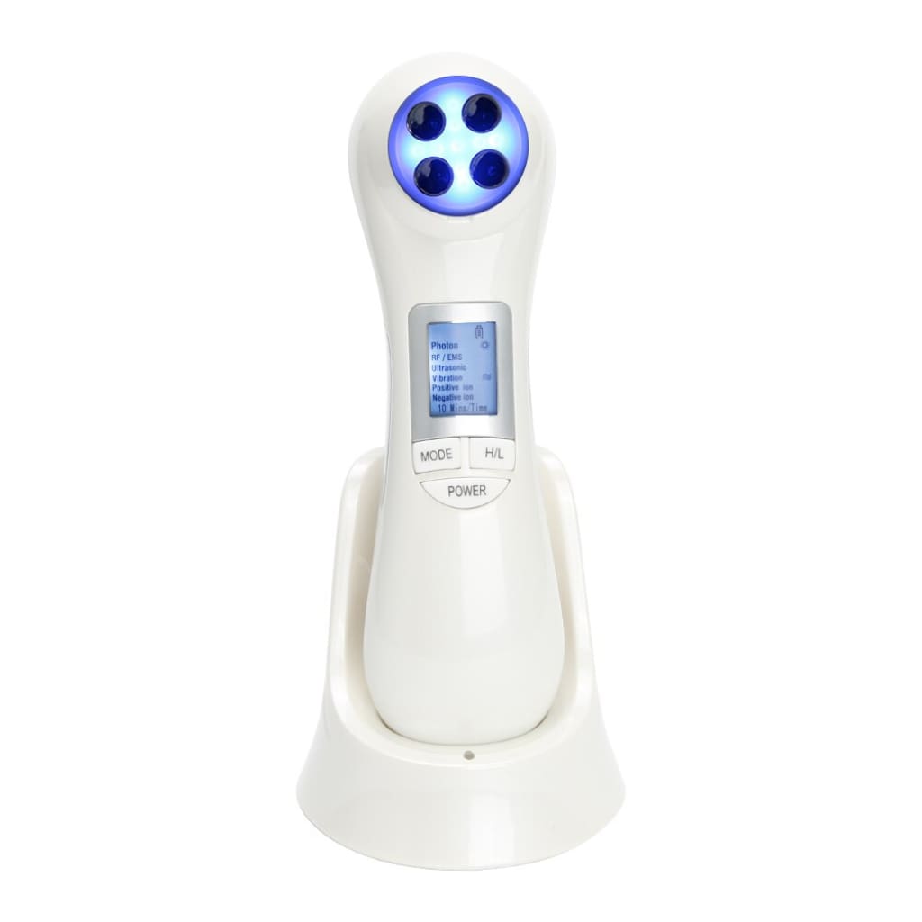6 in1 LED RF Photon Therapy Facial Skin Lifting Rejuvenation Face - Skincare Tools &amp; Device