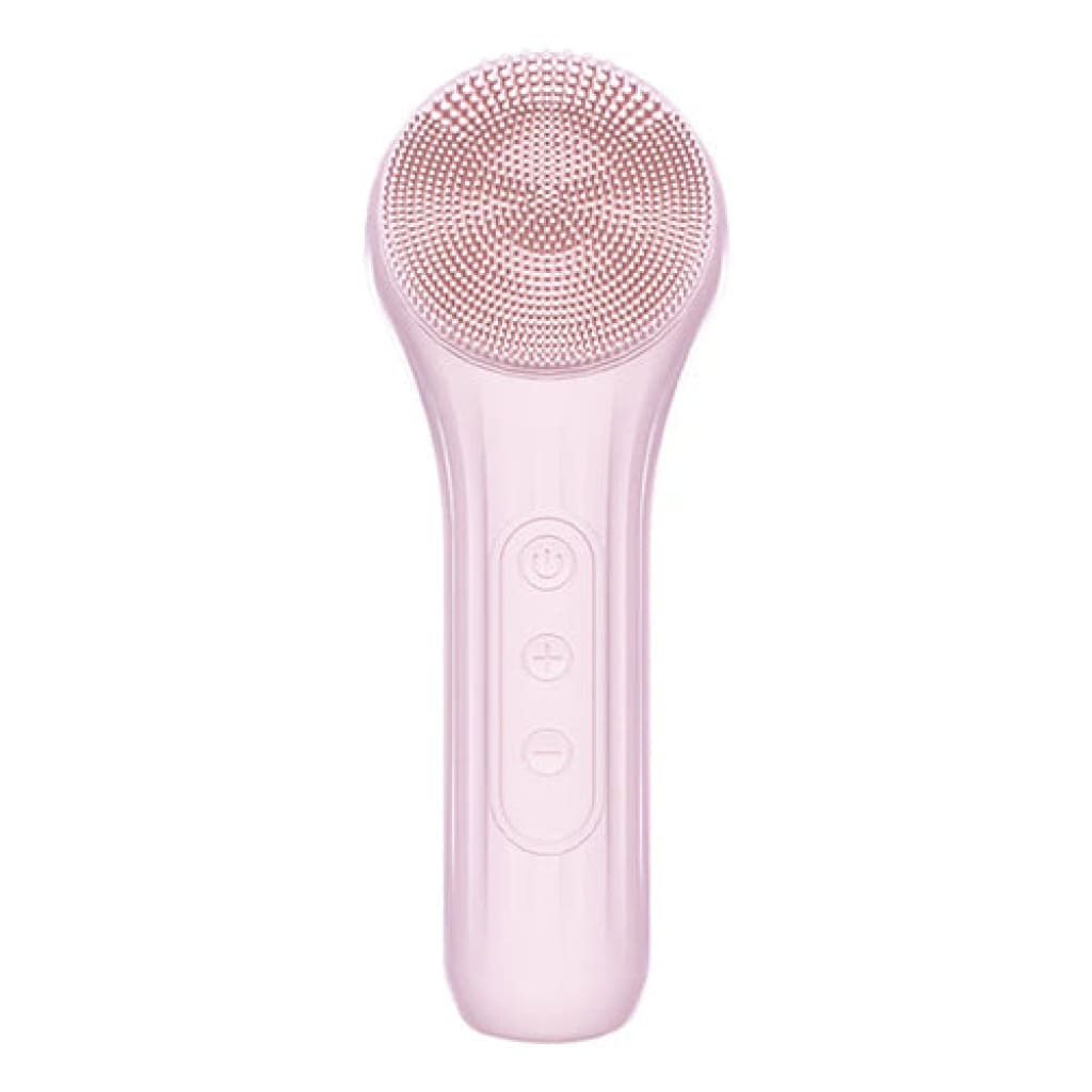 Electric Face Cleaner Sonic Silicond Facial Cleansing Brush - Pink - Skincare Tools &amp; Device