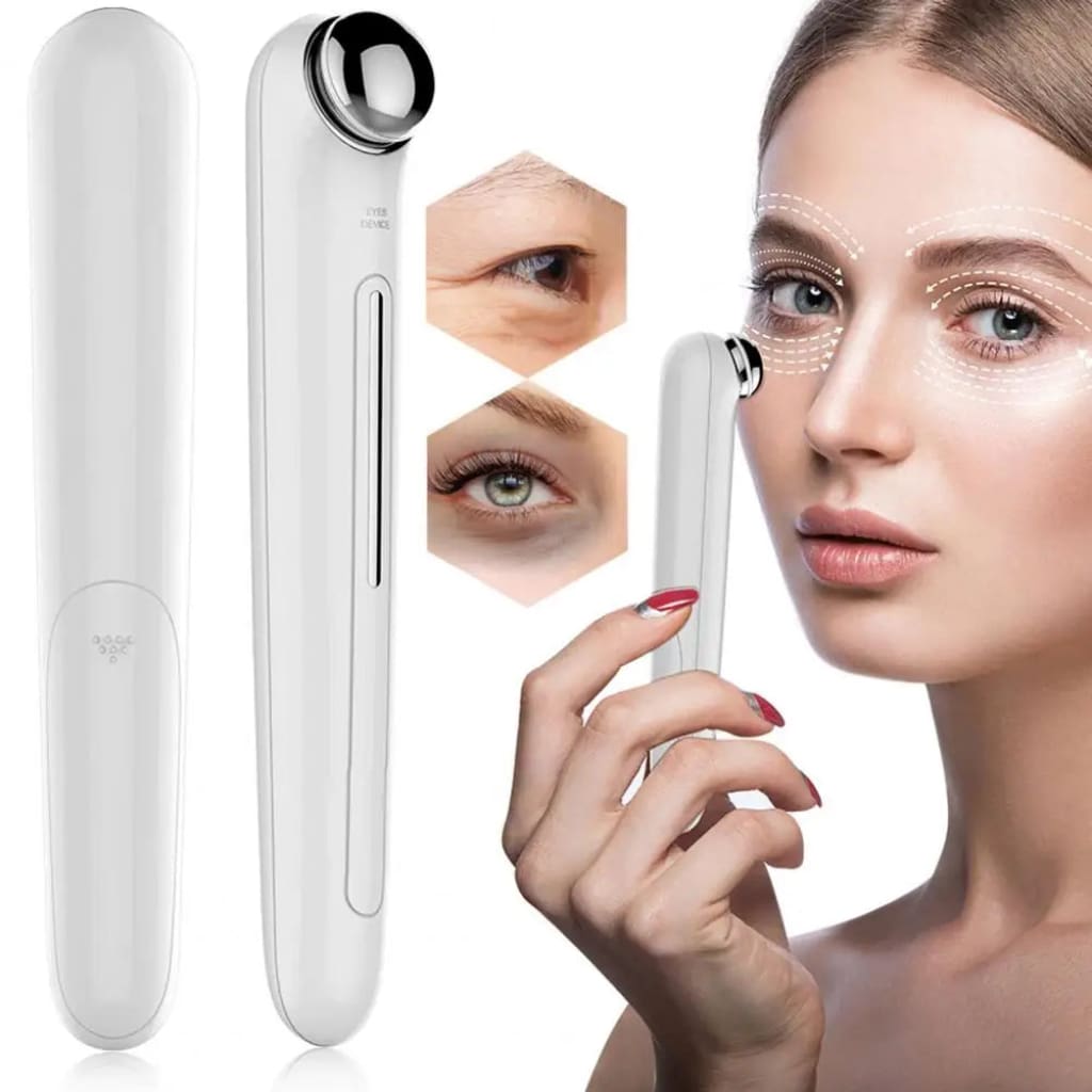Eye Massage Tool Beauty Instrument Effective Pen - White - Healthcare
