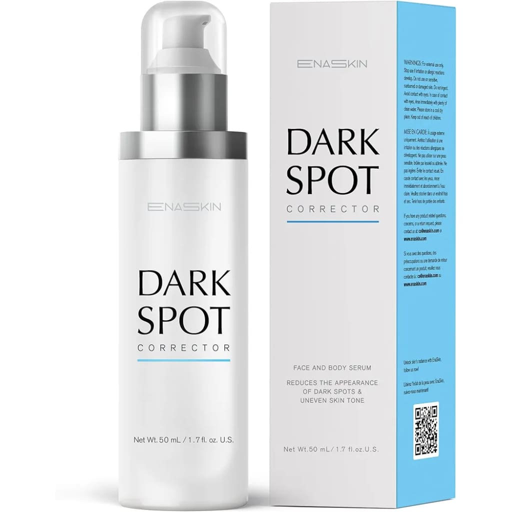 Korean Skincare Dark Spot Corrector Serum for Face & Body – Advanced Brightening Formula (1 fl oz) Fade Age Spots Sun Melasma Freckles