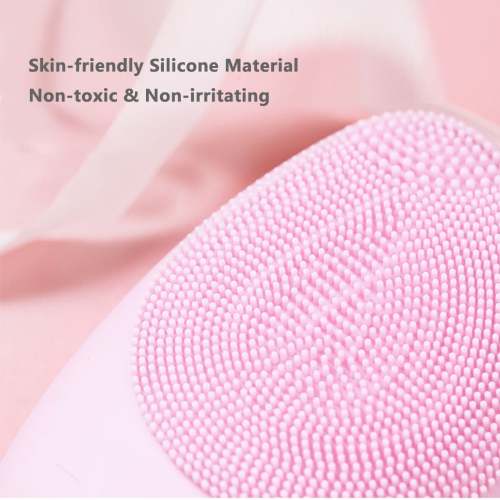 Mini Electric Facial Cleansing Brush Silicone Sonic Face Cleaner Deep - Skincare Tools &amp; Device