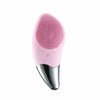 Mini Electric Facial Cleansing Brush Silicone Sonic Face Cleaner Deep - Pink - Skincare Tools &amp; Device