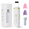 Ultrasonic Skin Scrubber Electric Vibration Deep Face Cleaning Peeling - White - Skincare Tools &amp; Device