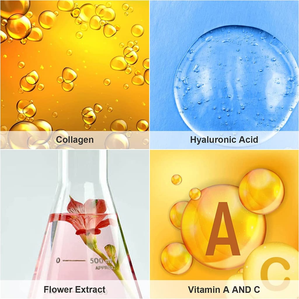 24k Gold Under Eye Mask Puffy Eyes and Dark Circles Treatments Bags - Eyes›Gels