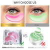 24K Gold Under Eye Mask Reduce Dark Circles Puffy Eyes eye Bags Wrinkles - Collagen Gel Patches - Masks