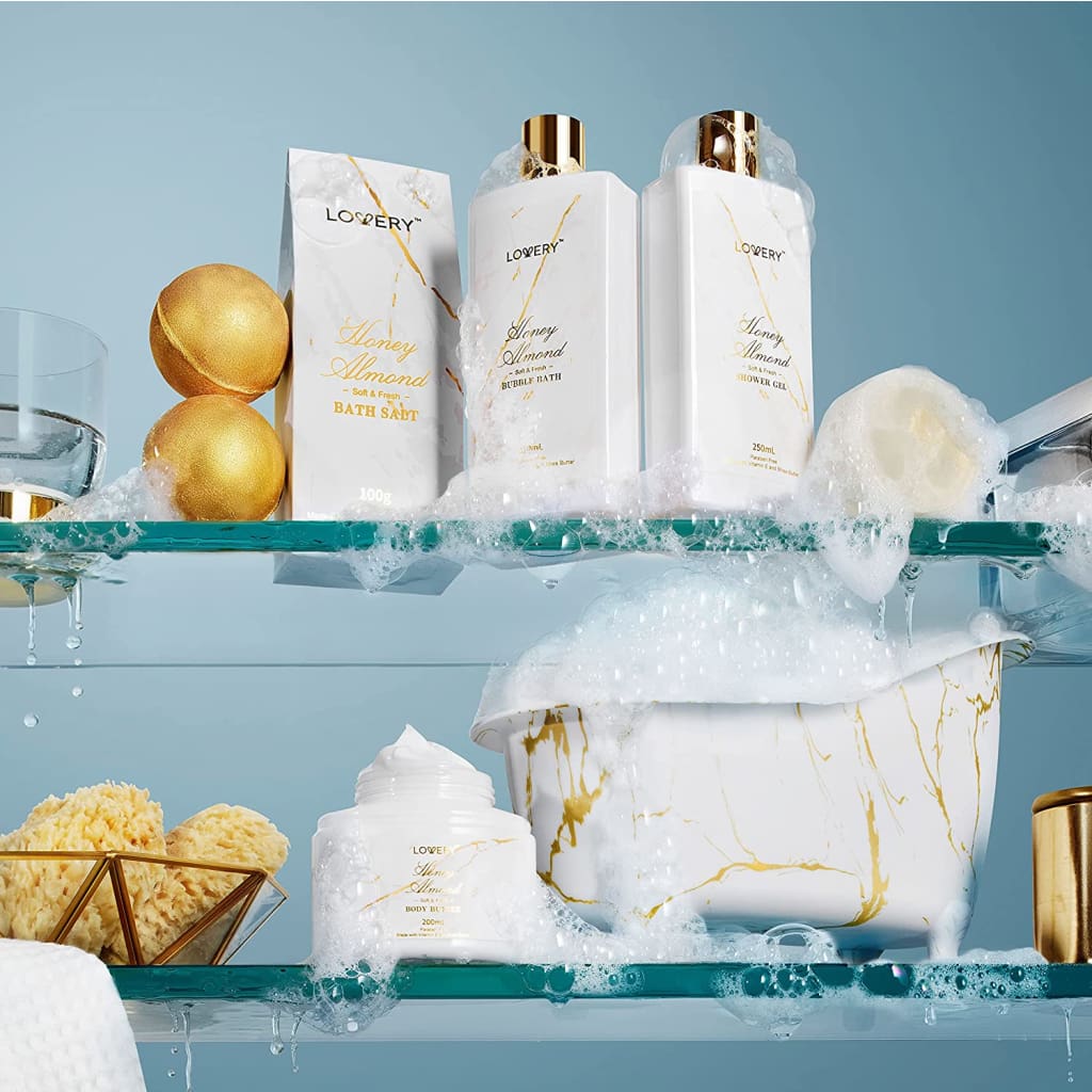 ift Basket Spa Gifts For Women 31Pc Self Care Kit Stress Relief Gift Fathers Day for Dad Birthday, - Face›Sets &amp; Kits