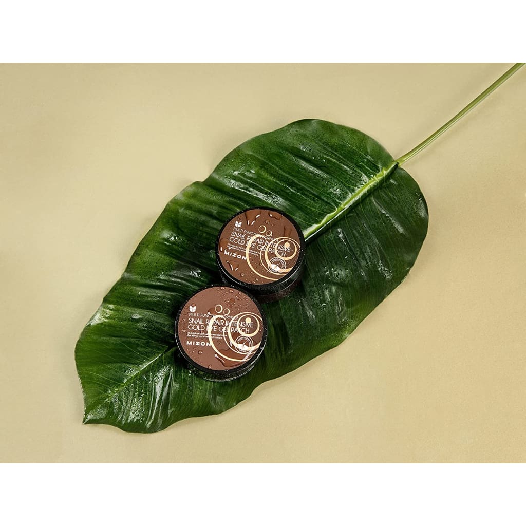 Eye Collagen Patches Masks with 24K Gold and Snail Gel Treatment for Puffy Eyes Pads Dark Circles Under Bags Anti Wrinkle - Treatments &amp; 