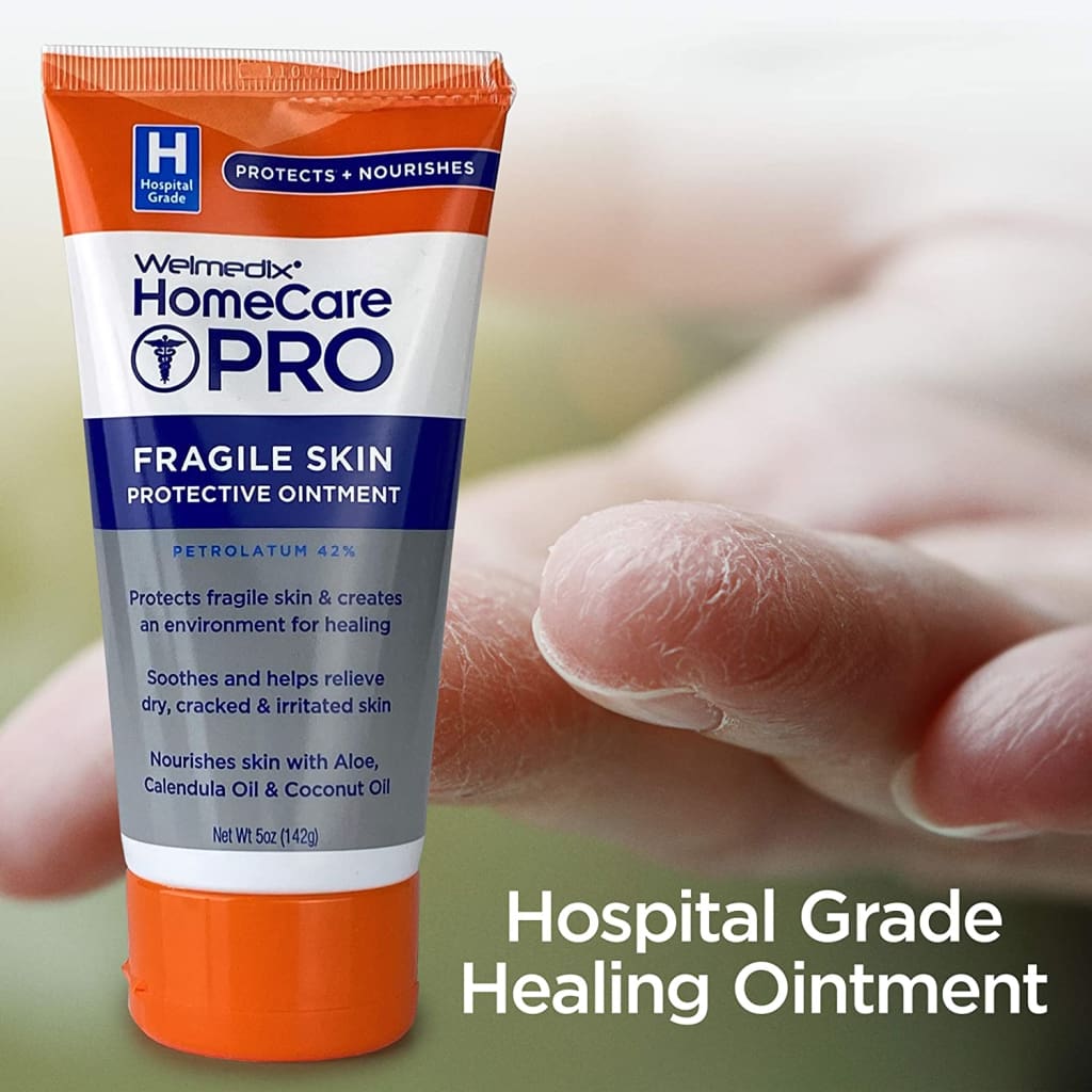 Fragile Skin Protective Ointment | Hospital Grade Healing Barrier Cream &amp; Protectant w/ Calendula for Treatment of Eczema, - Eczema 