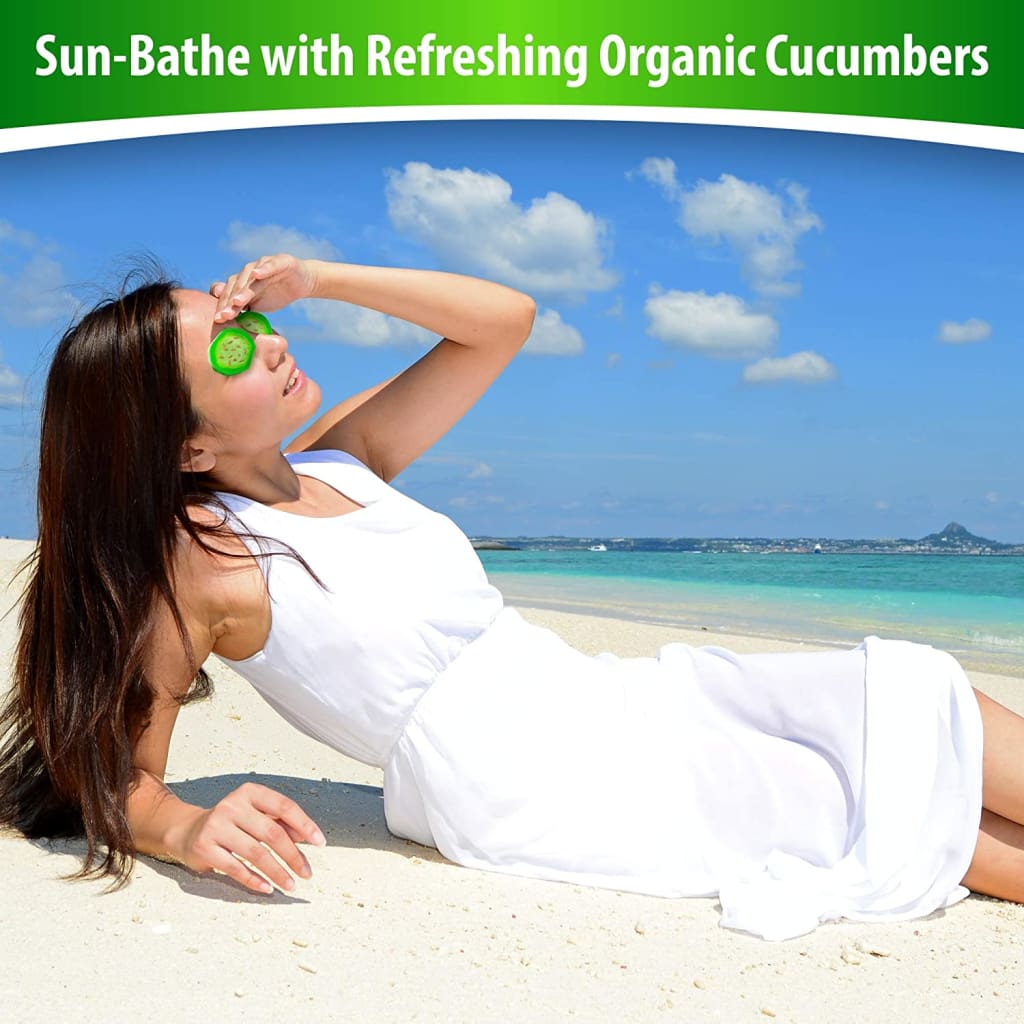 Home Spa Bath Basket Gift Set - Aromatherapy Kit for Men &amp; Women - Natural Cucumber with Organic Melon - 12 Piece Skin Care - Sets Kits