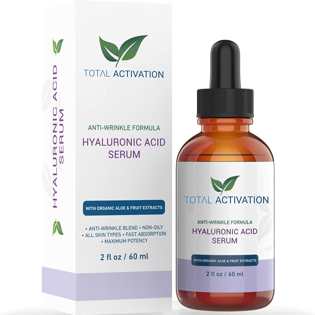 Hyaluronic Acid Serum forIntense Hydration Day and Night,Face Skin - Serums