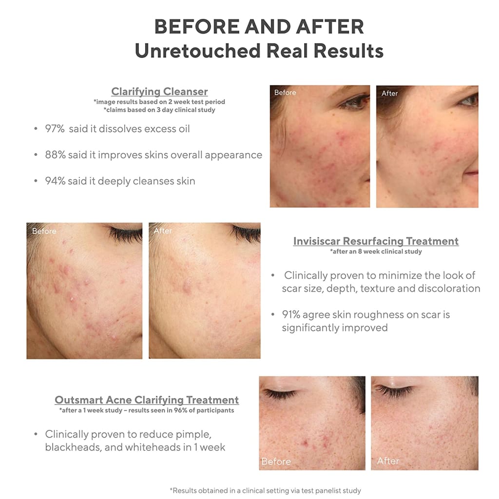 Kit with Clarifying Cleanser Invisicar Resurfacing Treatment, - Sets &amp; Kits