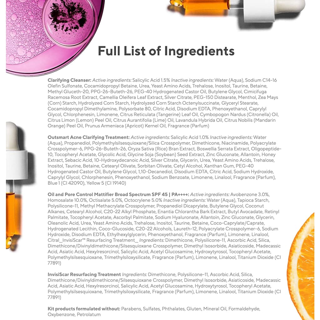 Kit with Clarifying Cleanser Invisicar Resurfacing Treatment, - Sets &amp; Kits