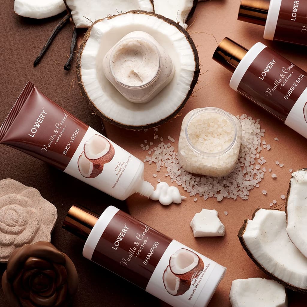 Mens Gift Set Coconut Bath &amp; Shower Basket Gifts for Dad 20pc Spa Kit Men. - Coffee Mugs