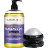 Oil with Massage Roller Ball - No Stain 100% Natural Blend of Spa Quality Oils for Romantic,
