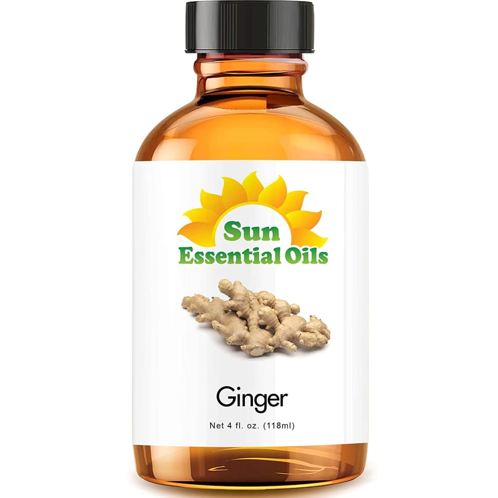 Oils 4oz - Ginger Essential Oil - 4 Fluid Ounces - Singles