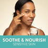Restore Oat Gel Facial Moisturizer for Sensitive Skin Lightweight Cream Face with Prebiotic - serums