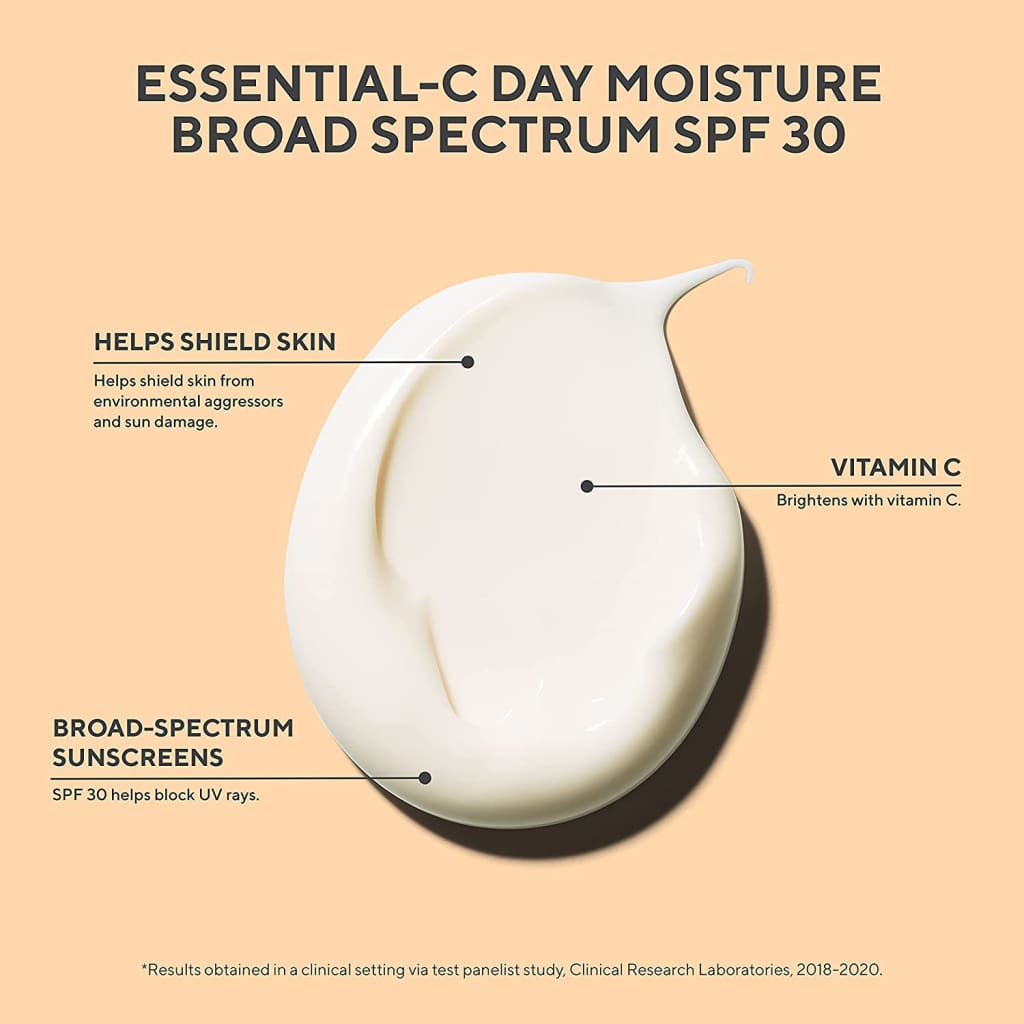 Shield Essential-C Day Moisture SPF 30 - Vitamin C Moisturizer for Face - Moisturizers