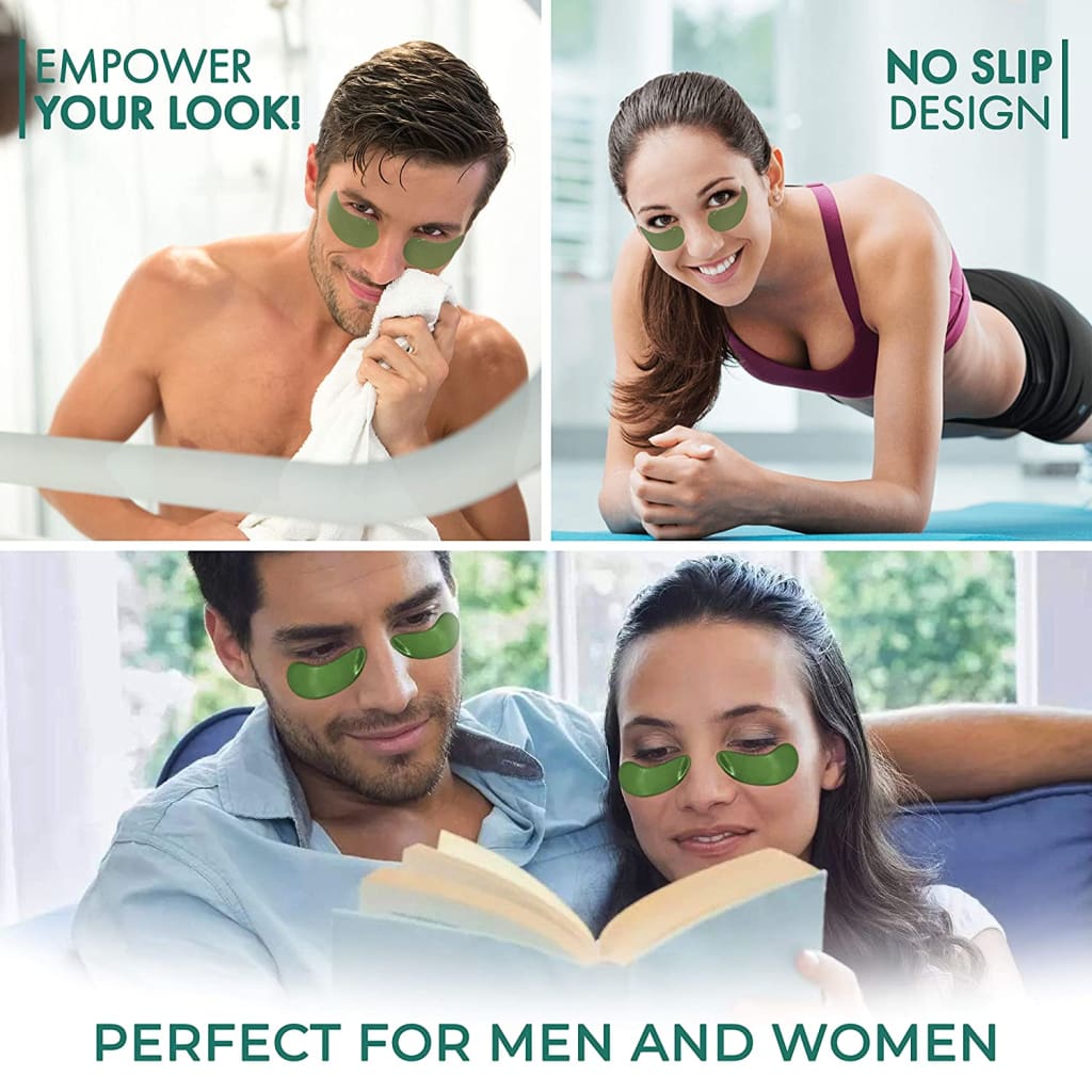 skin care 60pcs Aloe Vera Hyaluronic Acid Collagen Under Eye Gel Patches Mask Treatment for Puffy Eyes, - Treatments &amp; Masks›Serums