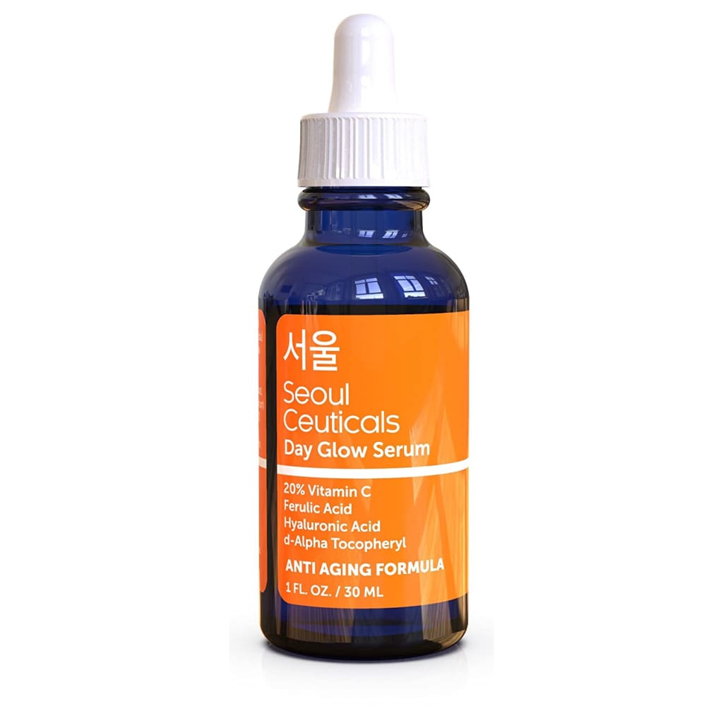 Skin Care K Beauty - 20% Vitamin C Hyaluronic Acid Serum + CE Ferulic Provides Potent Anti Aging, - serums
