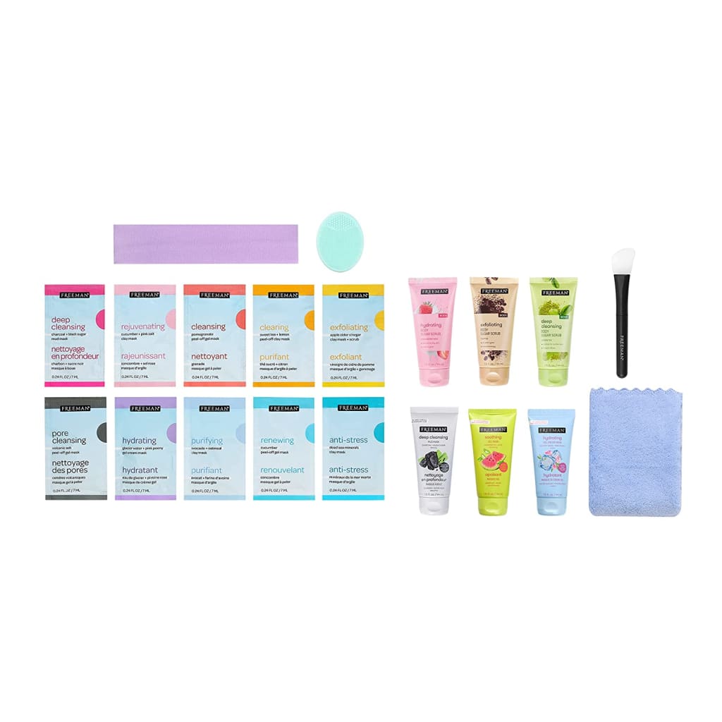 skin care sets &amp; kits Glow Ultimate Face and Body Kit 20 Piece Mother’s Day Easter Gift Set Facial Masks For Hydrating Glowing Skin - Sets 