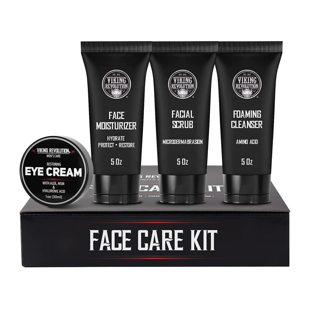 skin care sets & kits Mens Skin Care Kit Facial for Men Skincare - Set Includes: Rejuvenating Face Moisturizer - Sets Kits