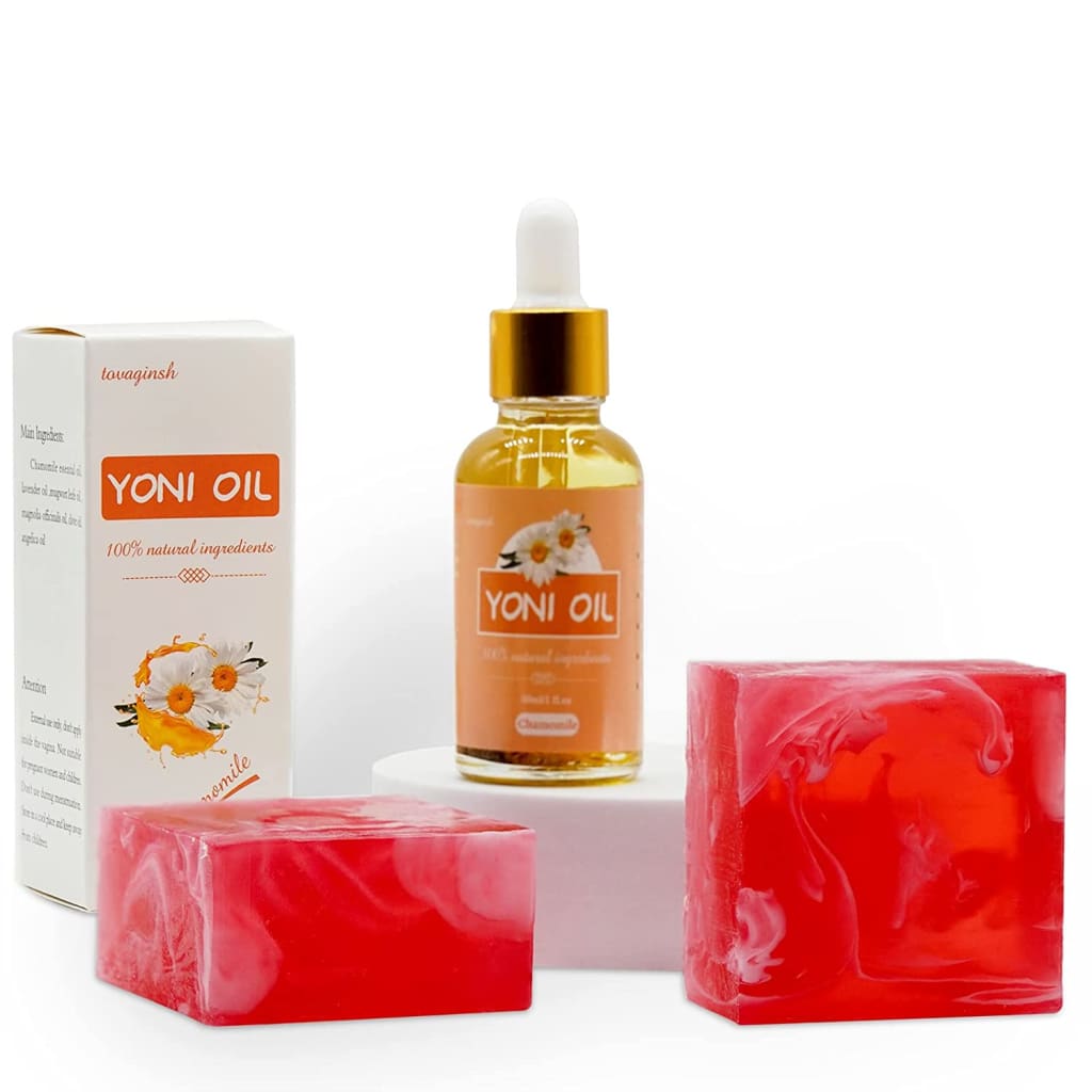 skin+care Yoni Essential Oil Set Of 3 Vaginal Wash Eliminates Odor Ph Balance for Women Feminine Organic Handmade Vagina - Washes