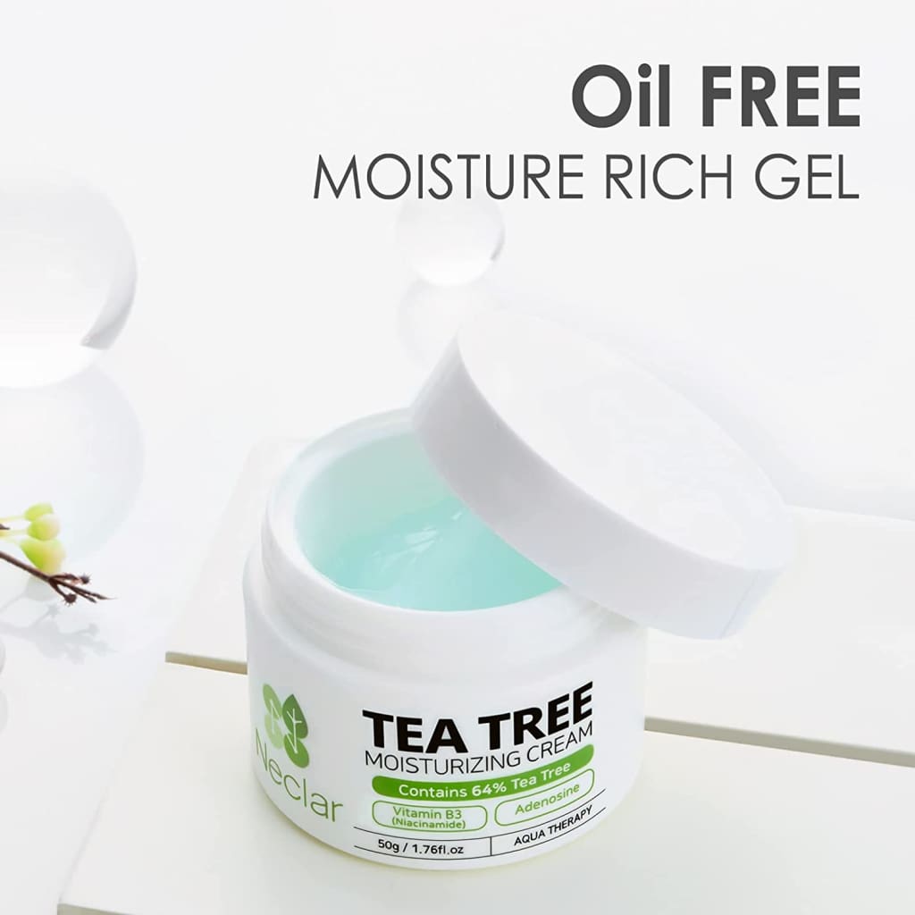 Tea Tree Face Moisturizer for Dry Skin - Cream Woman and Men - Moisturizers